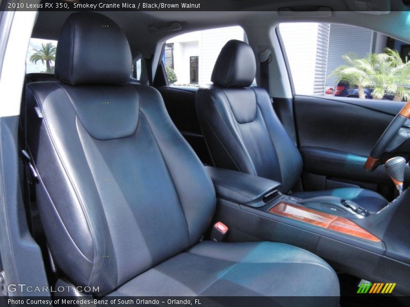 Smokey Granite Mica / Black/Brown Walnut 2010 Lexus RX 350