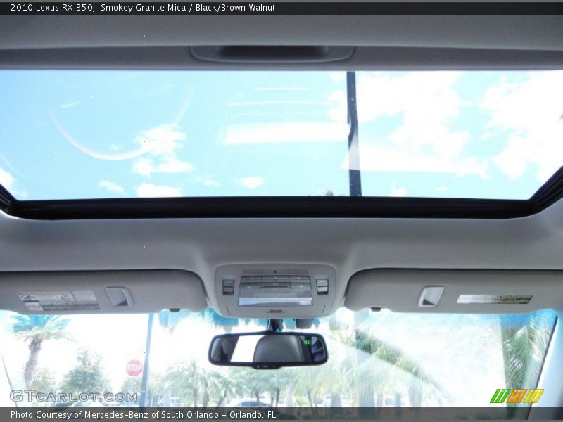 Smokey Granite Mica / Black/Brown Walnut 2010 Lexus RX 350