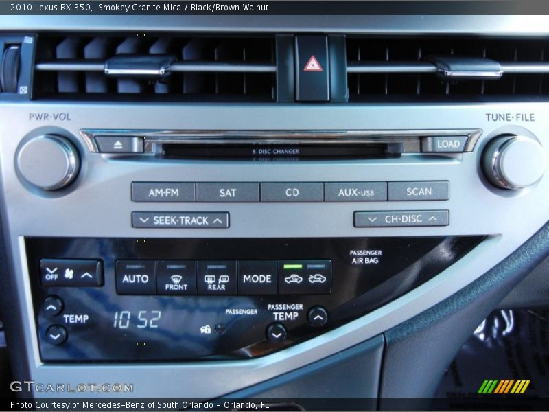 Smokey Granite Mica / Black/Brown Walnut 2010 Lexus RX 350