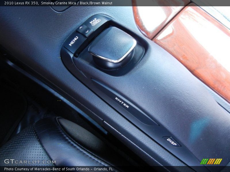Smokey Granite Mica / Black/Brown Walnut 2010 Lexus RX 350
