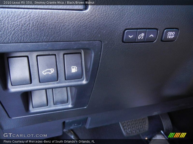 Smokey Granite Mica / Black/Brown Walnut 2010 Lexus RX 350