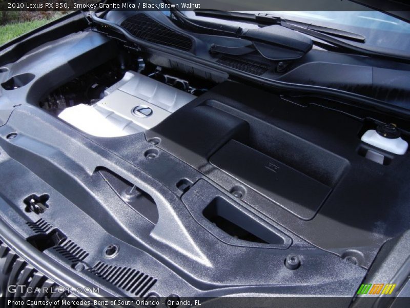 Smokey Granite Mica / Black/Brown Walnut 2010 Lexus RX 350