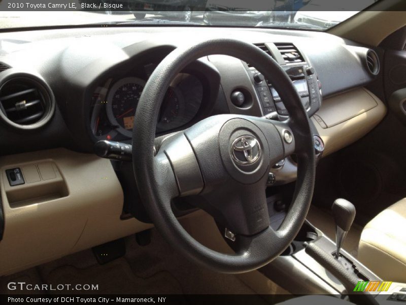 Black / Bisque 2010 Toyota Camry LE