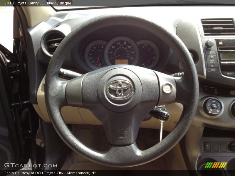 Black / Bisque 2010 Toyota Camry LE