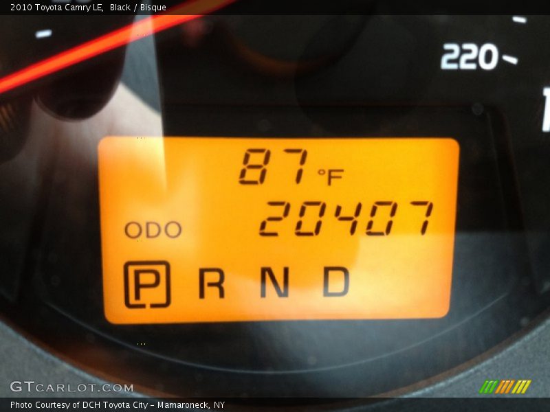 Black / Bisque 2010 Toyota Camry LE