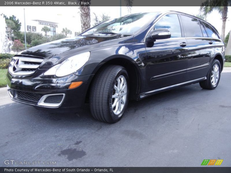 Black / Black 2006 Mercedes-Benz R 350 4Matic