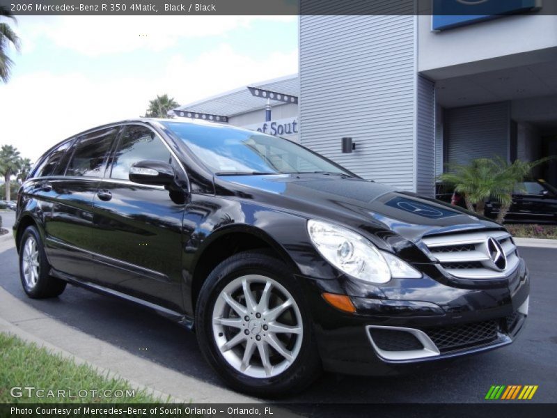 Black / Black 2006 Mercedes-Benz R 350 4Matic