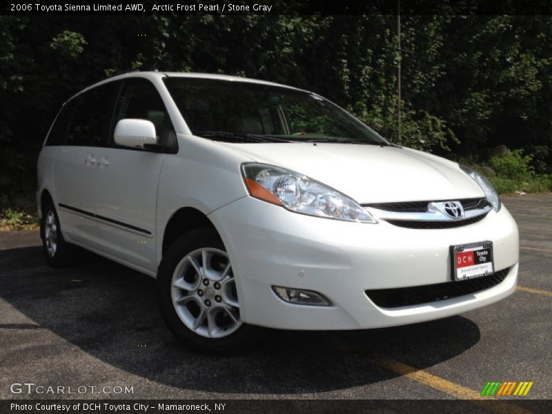 Arctic Frost Pearl / Stone Gray 2006 Toyota Sienna Limited AWD