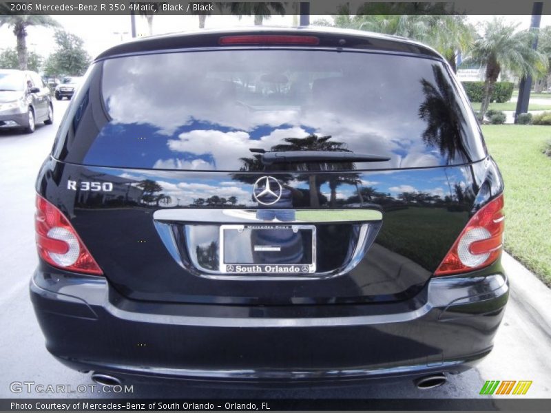 Black / Black 2006 Mercedes-Benz R 350 4Matic