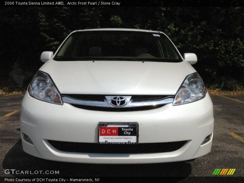 Arctic Frost Pearl / Stone Gray 2006 Toyota Sienna Limited AWD