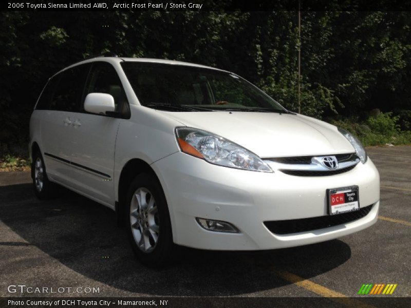 Arctic Frost Pearl / Stone Gray 2006 Toyota Sienna Limited AWD