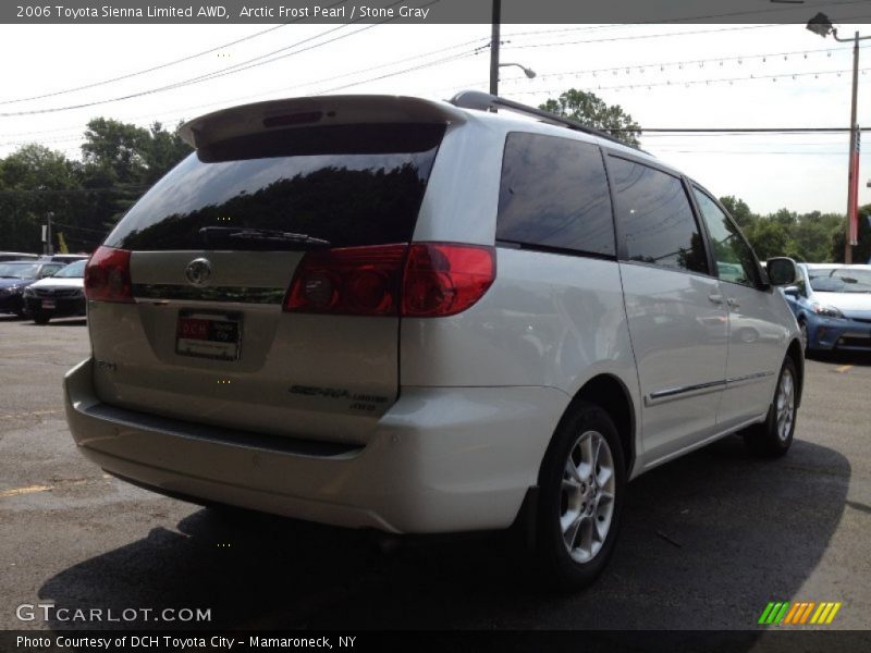 Arctic Frost Pearl / Stone Gray 2006 Toyota Sienna Limited AWD