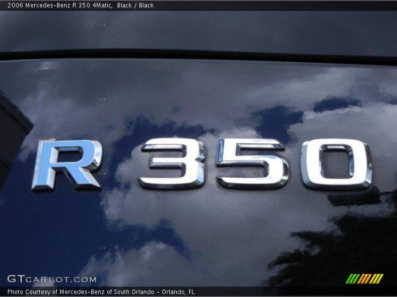 Black / Black 2006 Mercedes-Benz R 350 4Matic