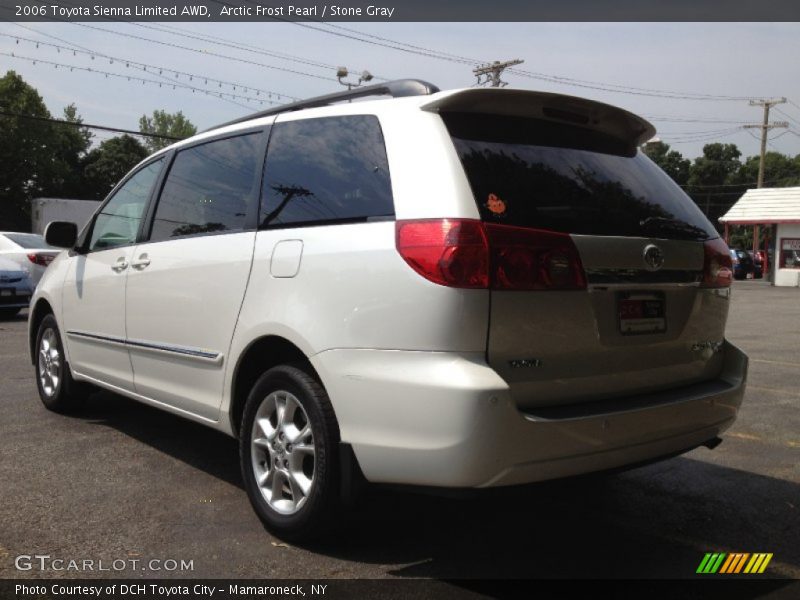 Arctic Frost Pearl / Stone Gray 2006 Toyota Sienna Limited AWD