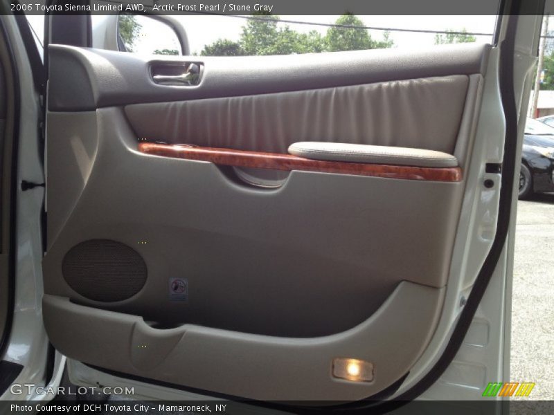Arctic Frost Pearl / Stone Gray 2006 Toyota Sienna Limited AWD