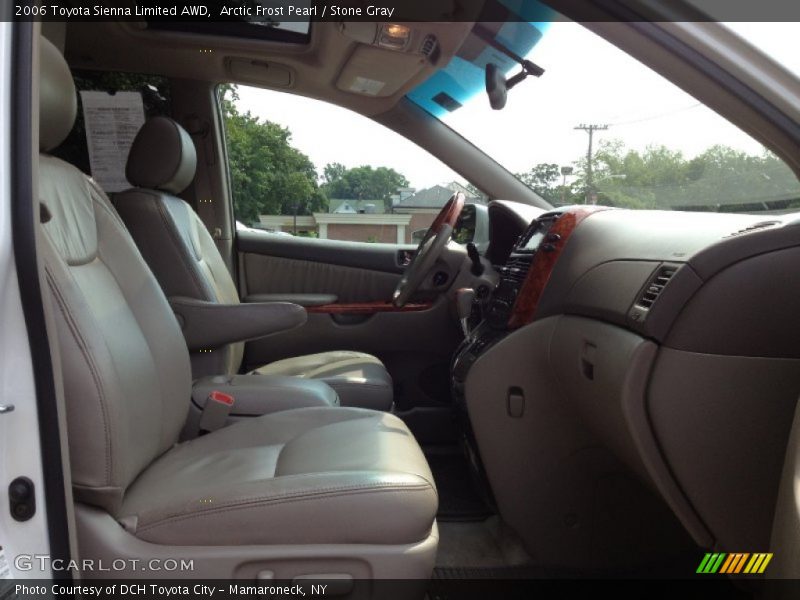 Arctic Frost Pearl / Stone Gray 2006 Toyota Sienna Limited AWD