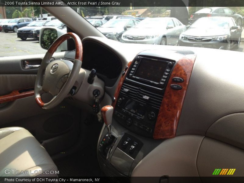 Arctic Frost Pearl / Stone Gray 2006 Toyota Sienna Limited AWD