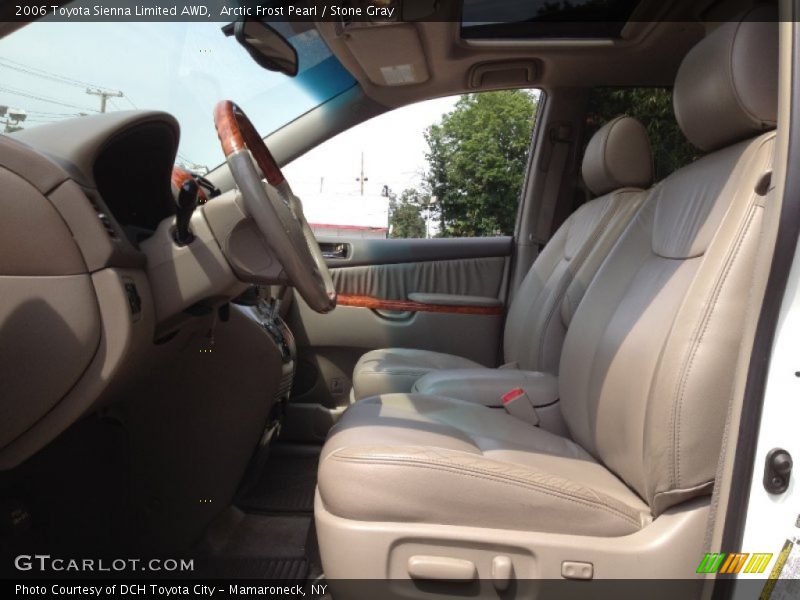 Arctic Frost Pearl / Stone Gray 2006 Toyota Sienna Limited AWD
