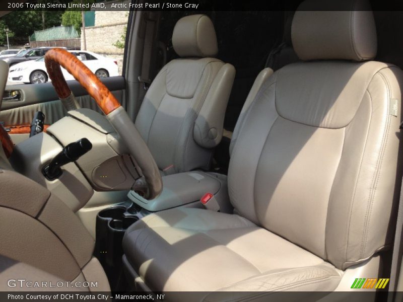 Front Seat of 2006 Sienna Limited AWD