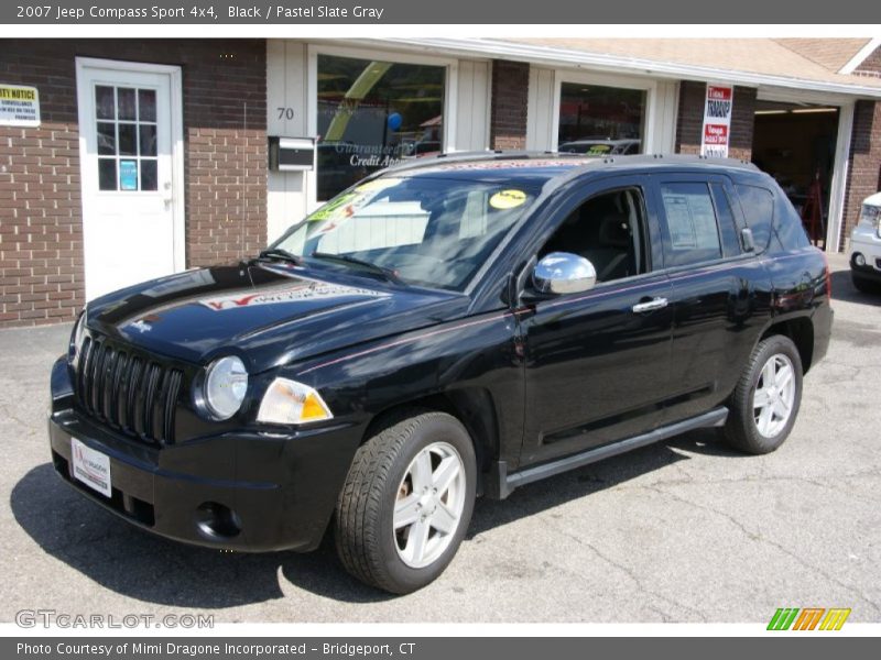 Black / Pastel Slate Gray 2007 Jeep Compass Sport 4x4