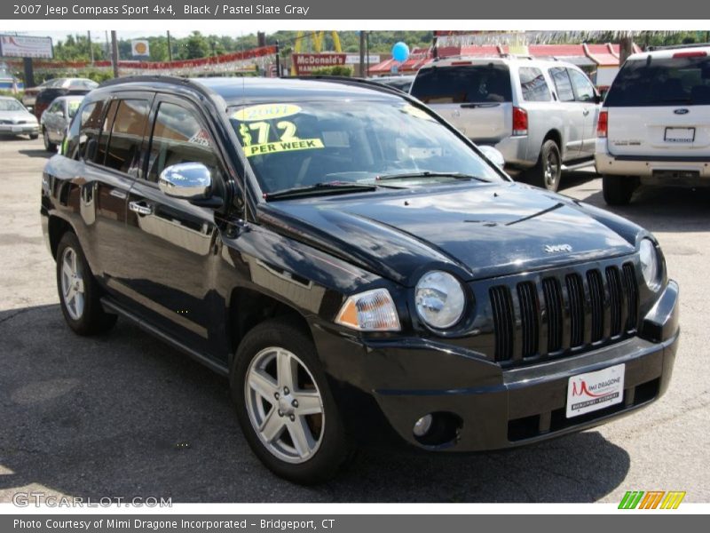 Black / Pastel Slate Gray 2007 Jeep Compass Sport 4x4