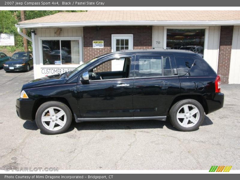 Black / Pastel Slate Gray 2007 Jeep Compass Sport 4x4