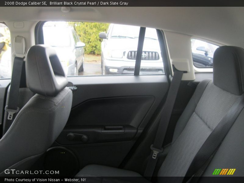 Brilliant Black Crystal Pearl / Dark Slate Gray 2008 Dodge Caliber SE