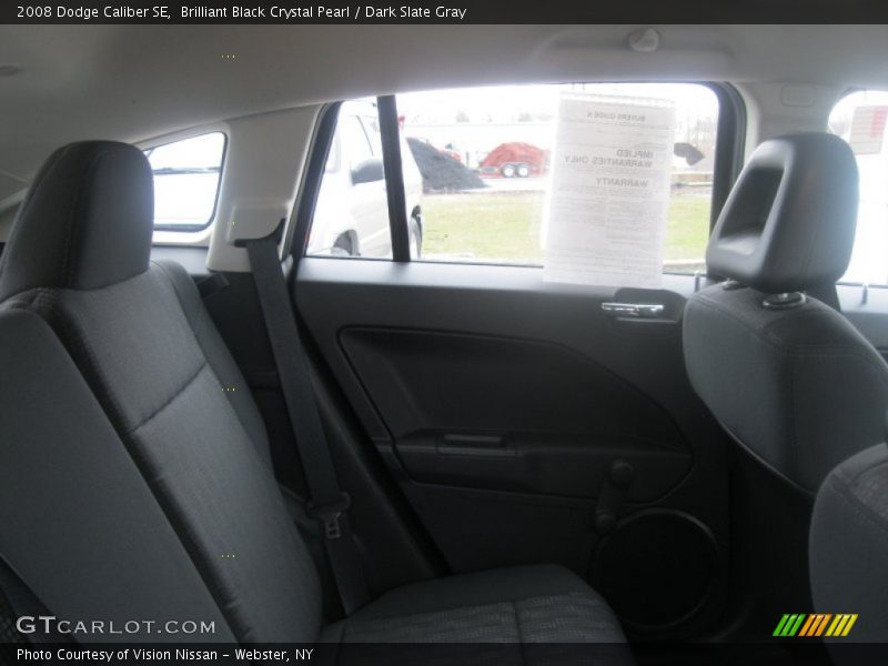 Brilliant Black Crystal Pearl / Dark Slate Gray 2008 Dodge Caliber SE