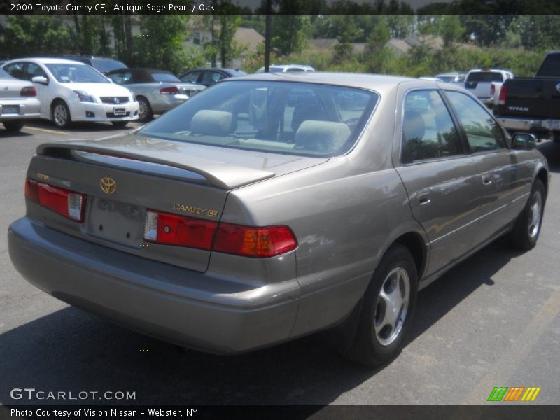 Antique Sage Pearl / Oak 2000 Toyota Camry CE