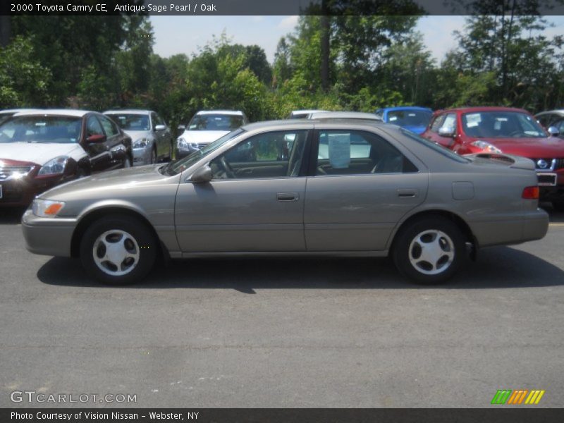 Antique Sage Pearl / Oak 2000 Toyota Camry CE