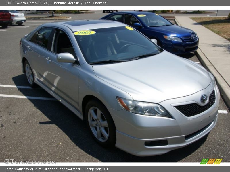 Titanium Metallic / Dark Charcoal 2007 Toyota Camry SE V6