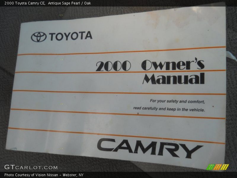 Antique Sage Pearl / Oak 2000 Toyota Camry CE