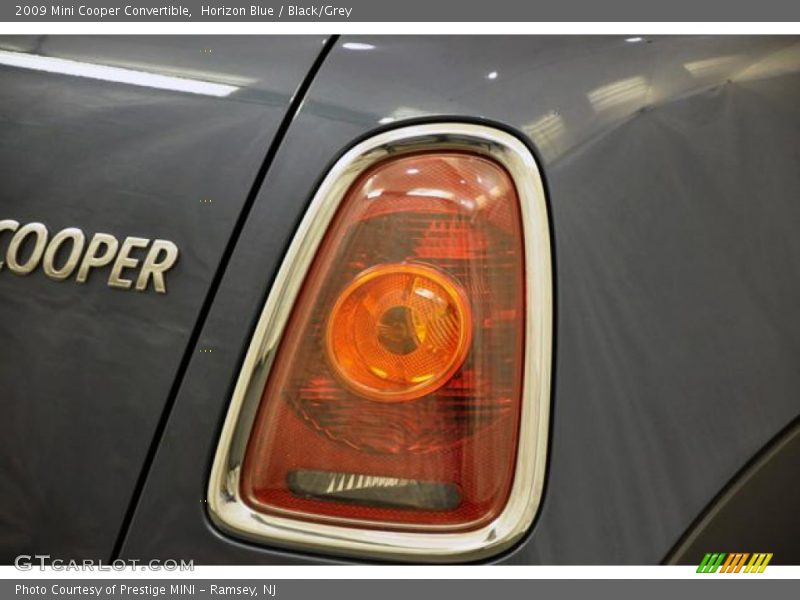 Horizon Blue / Black/Grey 2009 Mini Cooper Convertible