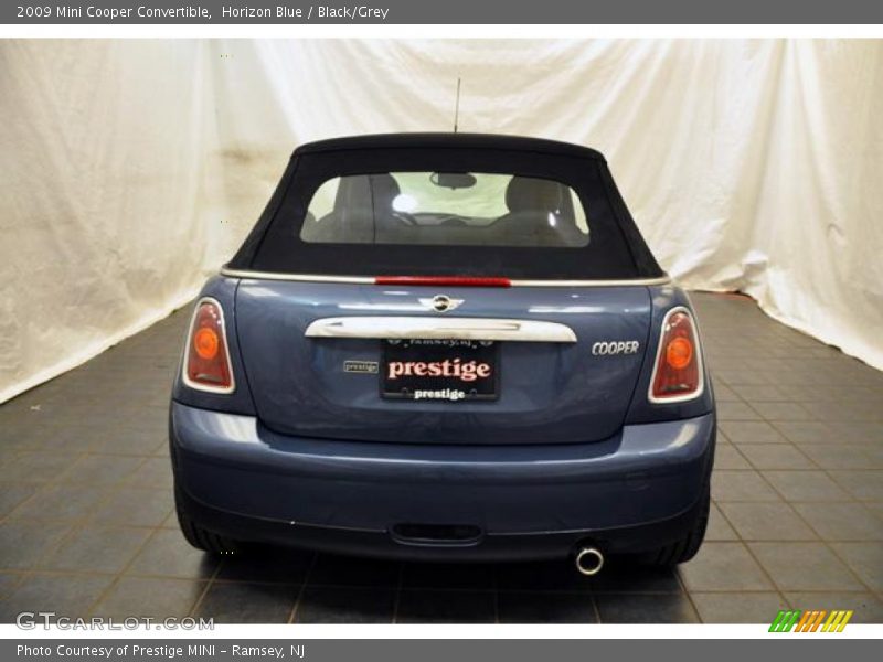 Horizon Blue / Black/Grey 2009 Mini Cooper Convertible