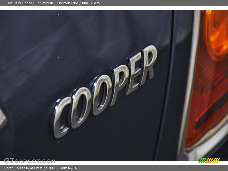 Horizon Blue / Black/Grey 2009 Mini Cooper Convertible