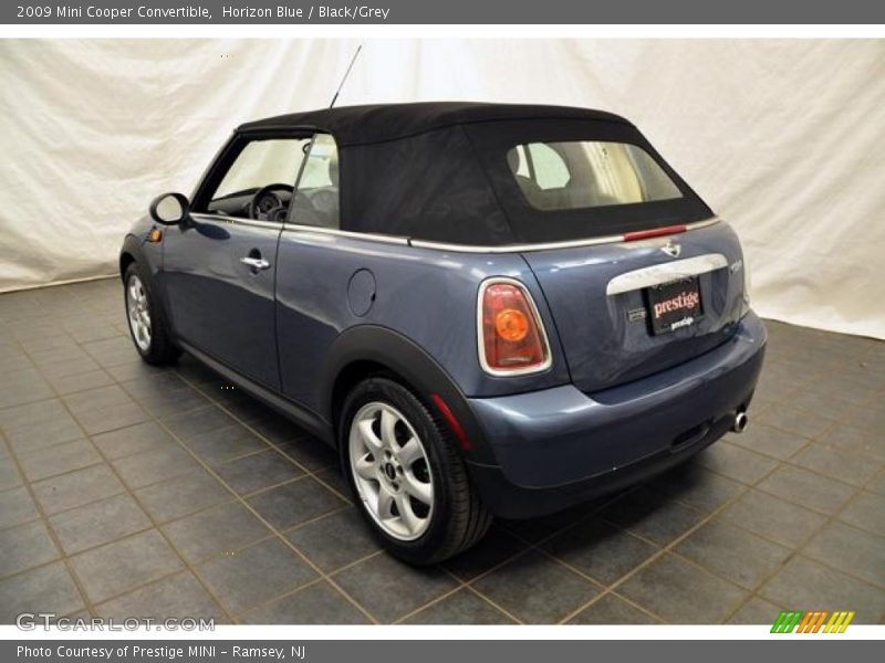 Horizon Blue / Black/Grey 2009 Mini Cooper Convertible