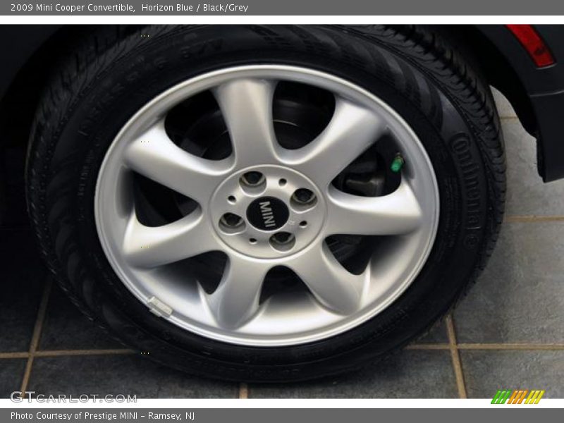 Horizon Blue / Black/Grey 2009 Mini Cooper Convertible