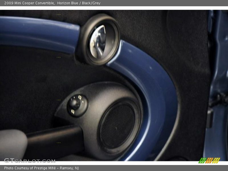 Horizon Blue / Black/Grey 2009 Mini Cooper Convertible