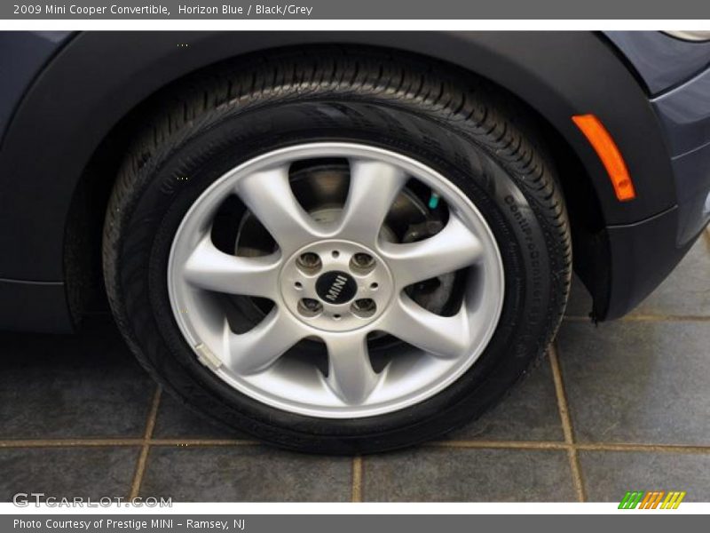 Horizon Blue / Black/Grey 2009 Mini Cooper Convertible