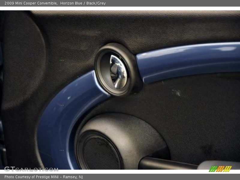 Horizon Blue / Black/Grey 2009 Mini Cooper Convertible