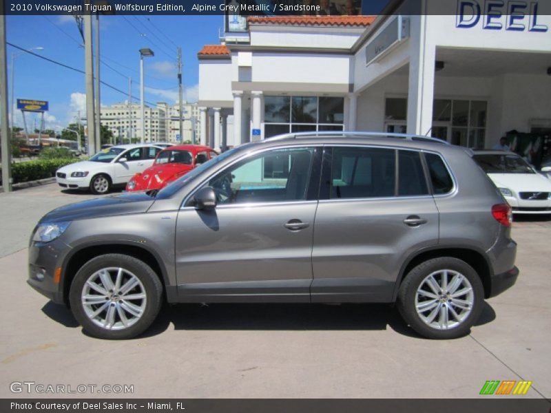 Alpine Grey Metallic / Sandstone 2010 Volkswagen Tiguan Wolfsburg Edition
