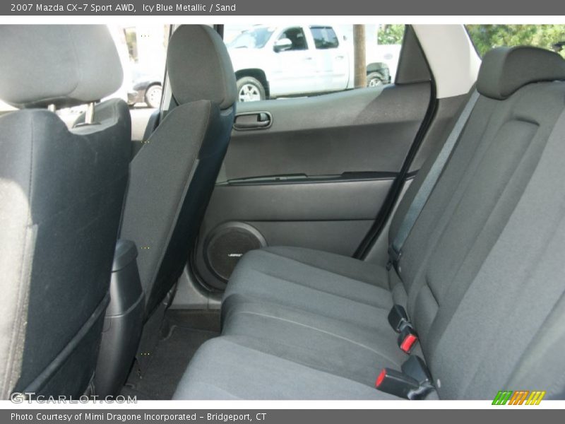 Icy Blue Metallic / Sand 2007 Mazda CX-7 Sport AWD