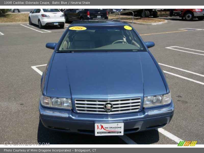 Baltic Blue / Neutral Shale 1998 Cadillac Eldorado Coupe