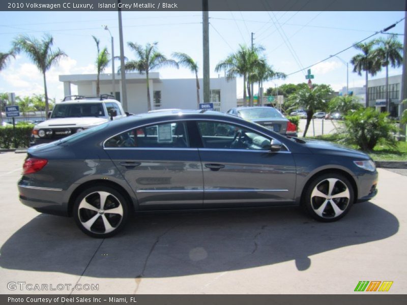 Island Grey Metallic / Black 2010 Volkswagen CC Luxury