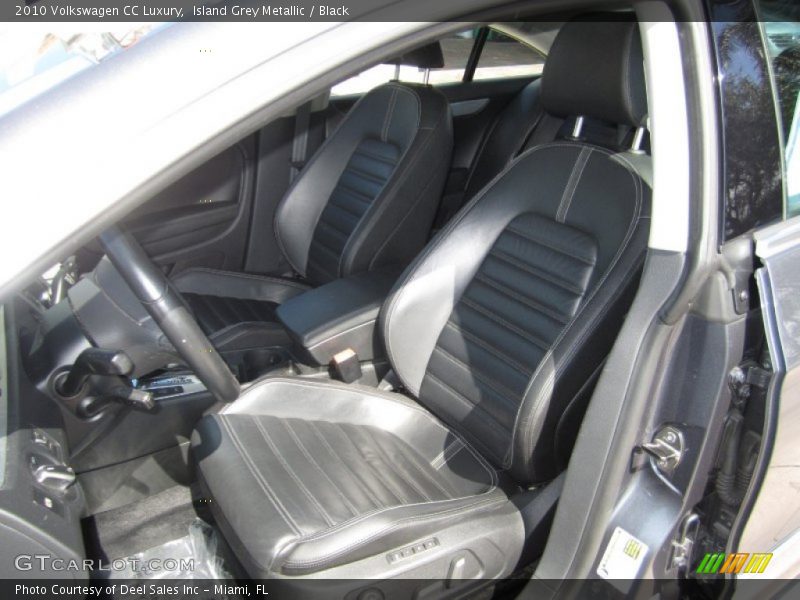 Island Grey Metallic / Black 2010 Volkswagen CC Luxury