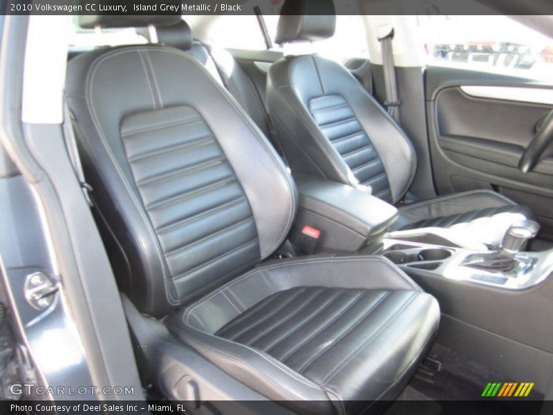 Island Grey Metallic / Black 2010 Volkswagen CC Luxury