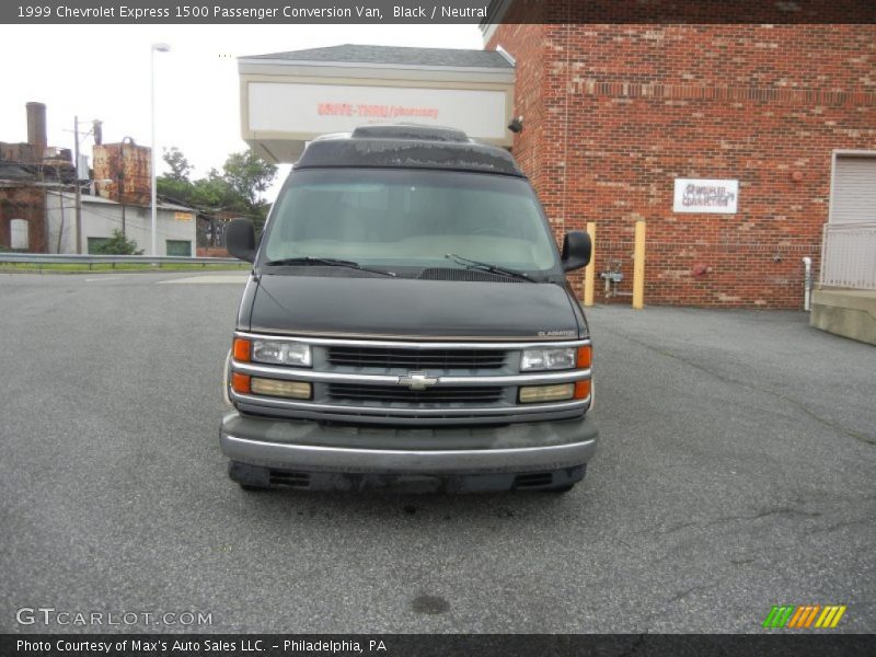 Black / Neutral 1999 Chevrolet Express 1500 Passenger Conversion Van