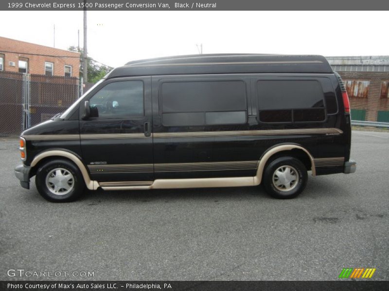 Black / Neutral 1999 Chevrolet Express 1500 Passenger Conversion Van