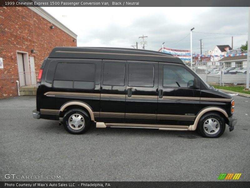 Black / Neutral 1999 Chevrolet Express 1500 Passenger Conversion Van