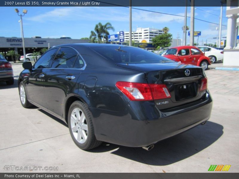 Smokey Granite Mica / Light Gray 2007 Lexus ES 350